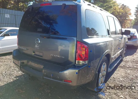 2014 Nissan Armada Platinum from USA, damaged, VIN 5N1AA0NEXEN605901